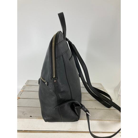 MICHAEL KORS, MEDIUM SIZE BLACK PEBBLED LEATHER BACKPACK (ASIS) - Picture 5 of 16